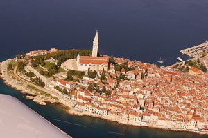 Town of Rovinj, west coast of Istria