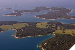 Brioni archipelageo, west coast of Istria