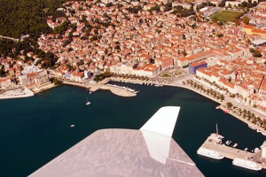 The port and old town of Split