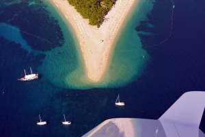 Zlatni Rat beach, island of Brač