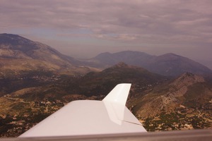 The mountains of Cephalonia island