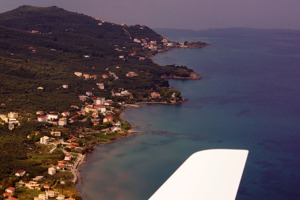 The coast of southern Cephalonia, Ionian Islands