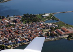 Atoliko island, Messolonghi, the bay of Patras