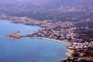 Beach at Limenas Chersonisou, Crete