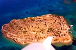 Kalidon island also named Spinalonga -location of the last Greek leper colony