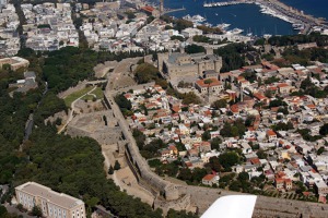 Town of Rhodes and its fortifications
