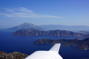 Fourni islands with Samos island in the back