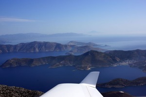 Fourni islands photographed from Icaria 