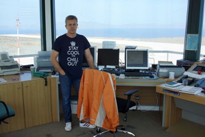 ATC controller of Syros airport, Cyclades