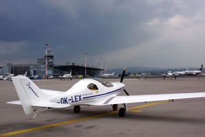 Airport of Thessaloniki - approaching storm