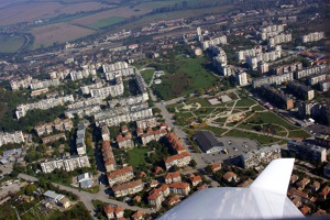 Gorna Oryahovitsa town after departure for the last leg of the Expedition