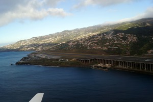 Vzletová a přistávací dráha letiště Funchal