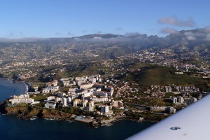 Západní část hlavního města Funchal