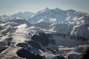 Hory Hochkönig severně od Zell am See, Rakousko