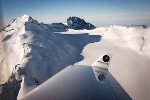 Západní část oblasti Concordia v okolí vrcholků Jungfrau, Monch, Eiger