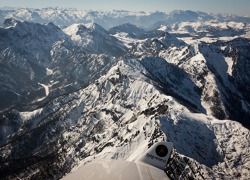 The mountains over Maria Alm, Austria