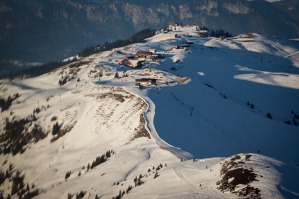 Upper station of one of the Kutzbuhl ski lifts