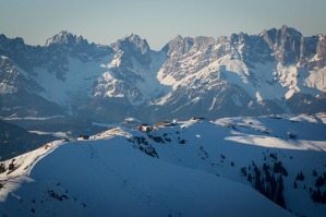 The peaks over Maria Alm, Austria