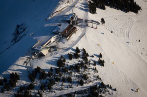 Upper station of a Kutzbuhl ski lift