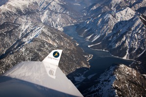 Plansee lake below Zugspitze, Austria Plansee lake below Zugspitze, Austria