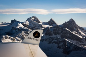 Hoher Dachstein ze severu, masiv Dachstein, Rakousko Hoher Dachstein ze severu, masiv Dachstein, Rakousko