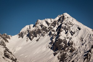 Dome de Goutier 4304 m, massif Mont Blanc. Two Air India aircraft crashed here 