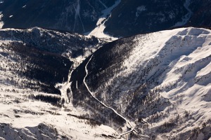 The southern (Italian) part of St Bernard pass