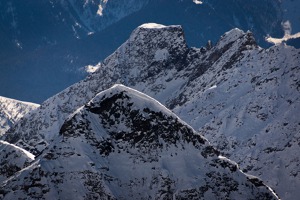 The peaks of Piz Palu massif