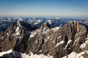Hoher Dachstein from the South, massif Dachstein, Austria Hoher Dachstein from the South, massif Dachstein, Austria