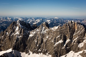 Hoher Dachstein from the South, massif Dachstein, Austria