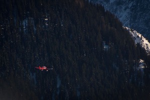 This photo showed us that we can only land at L´Alp d´Huez with skis. 