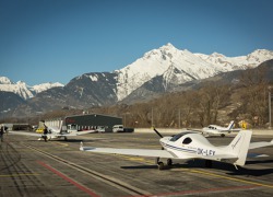 Morning at Sion airport