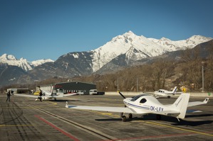 Morning at Sion airport