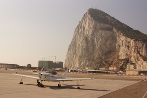 OK LEX pod skálou Gibraltar