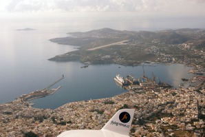 Přístav a hlavní (i jediné) město ostrova Syros – Ermoupoli