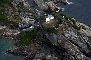 Kostelík, ve kterém se filmovala scéna se svatbou v poslední části filmu Mamma Mia – ostrov Skopelos